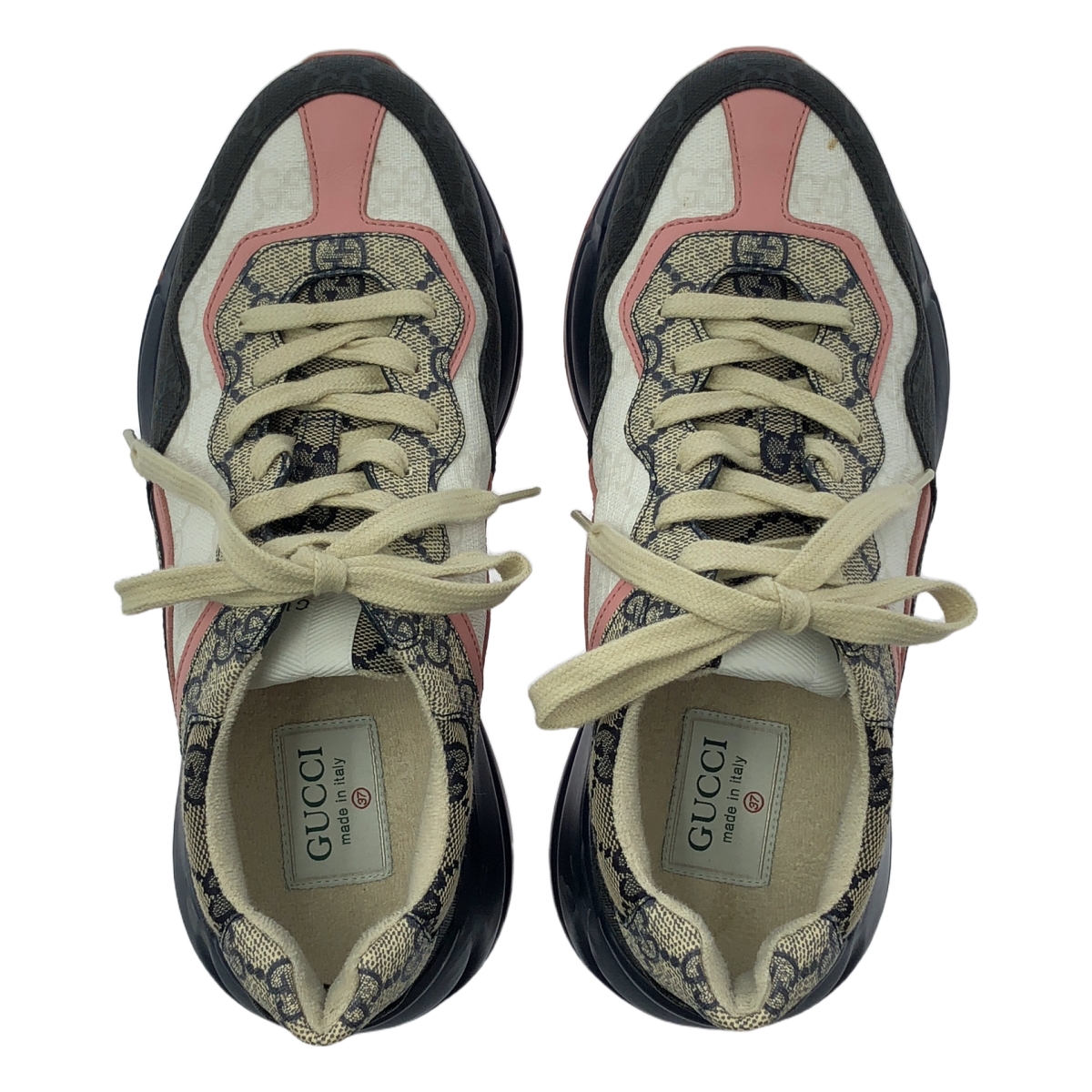 GUCCI / グッチ GGスプリーム ライトン ボリュームソール スニーカー