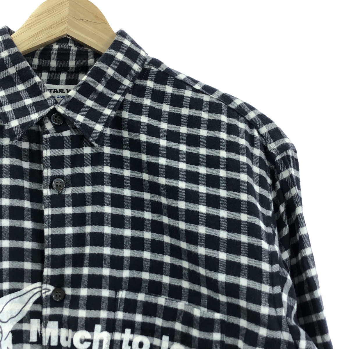 COMME des GARCONS SHIRT / コムデギャルソンシャツ ×STAR WARS スターウォーズ / コットン マスタヨーダ プリント シャツ