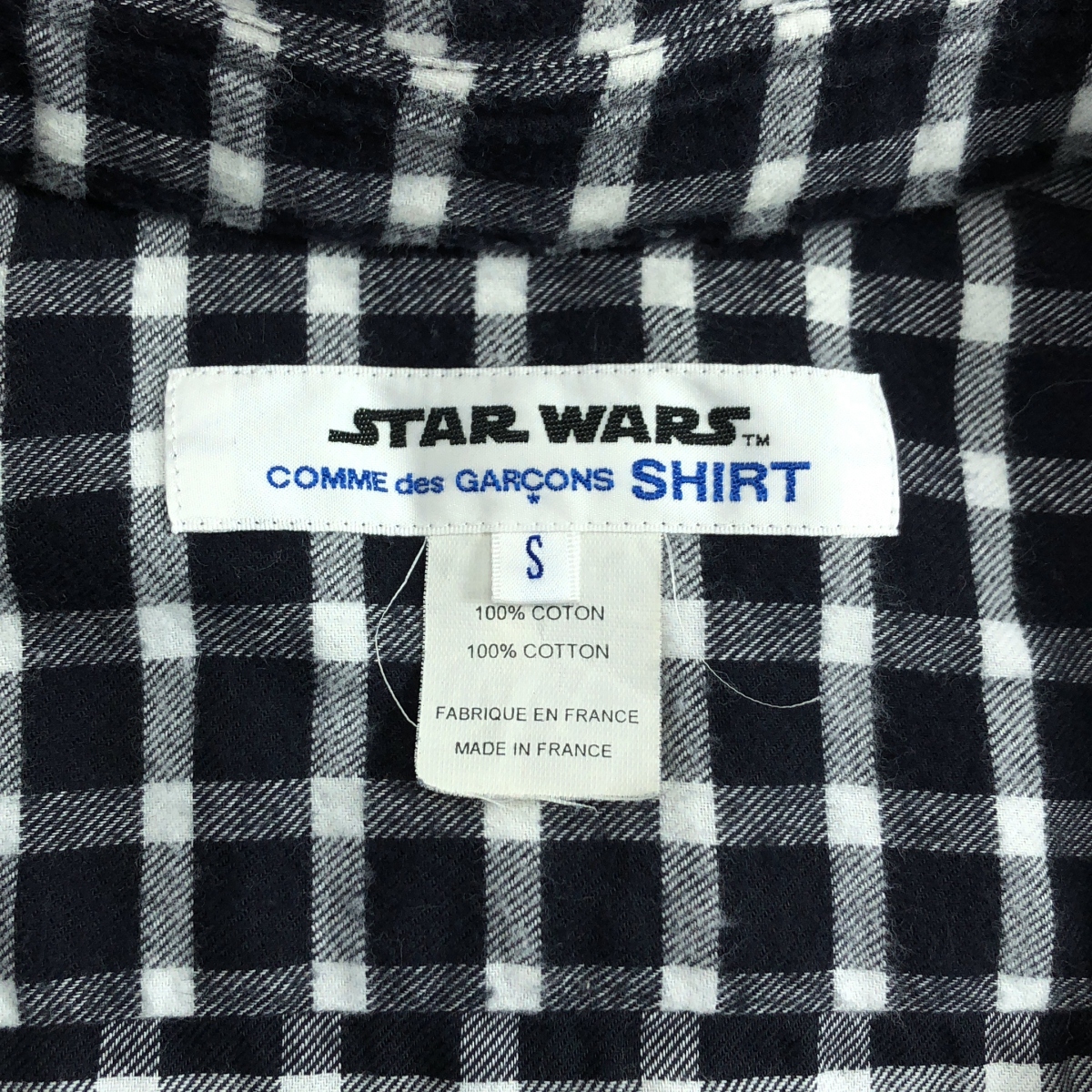 COMME des GARCONS SHIRT / コムデギャルソンシャツ ×STAR WARS スターウォーズ / コットン マスタヨーダ プリント シャツ