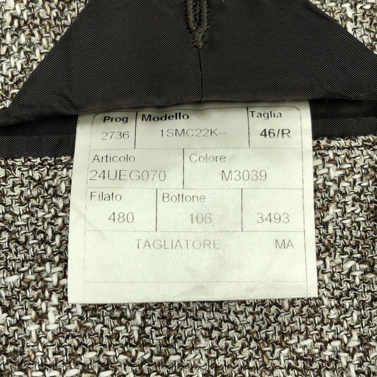 TAGLIATORE / タリアトーレ ウール混 テーラードジャケット