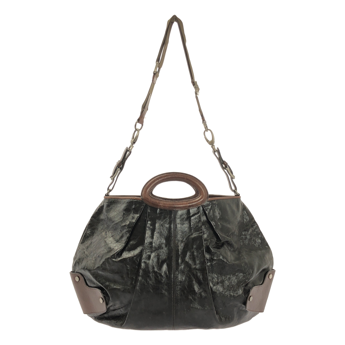 MARNI / マルニ バイカラー バルーン 2way ショルダー バッグ