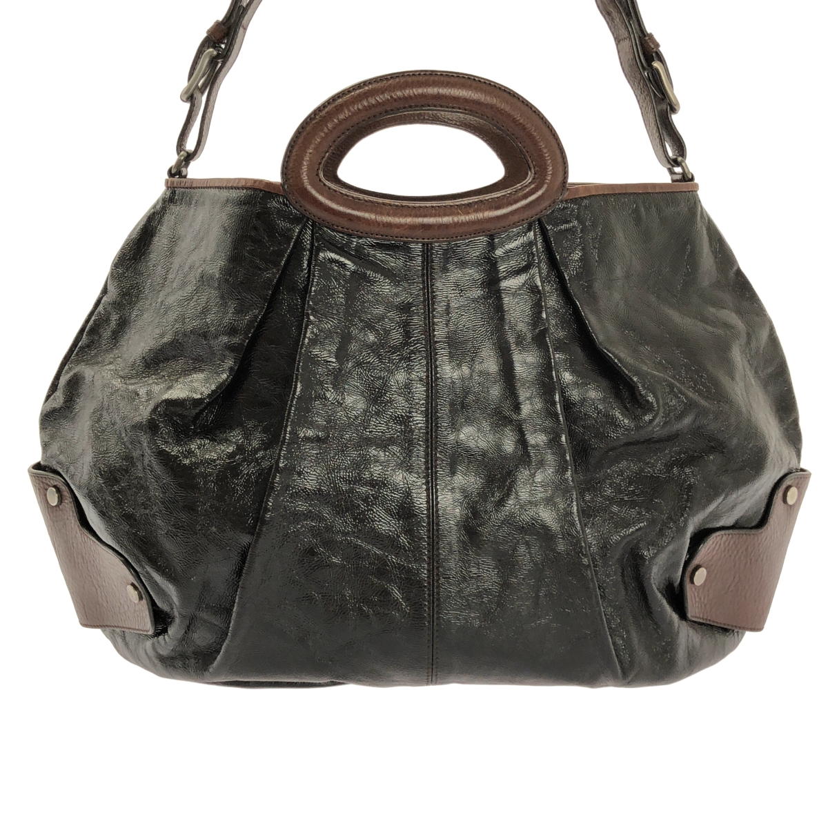 MARNI / マルニ バイカラー バルーン 2way ショルダー バッグ