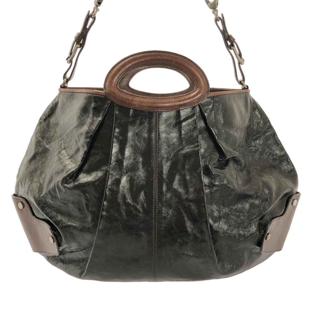 MARNI / マルニ バイカラー バルーン 2way ショルダー バッグ