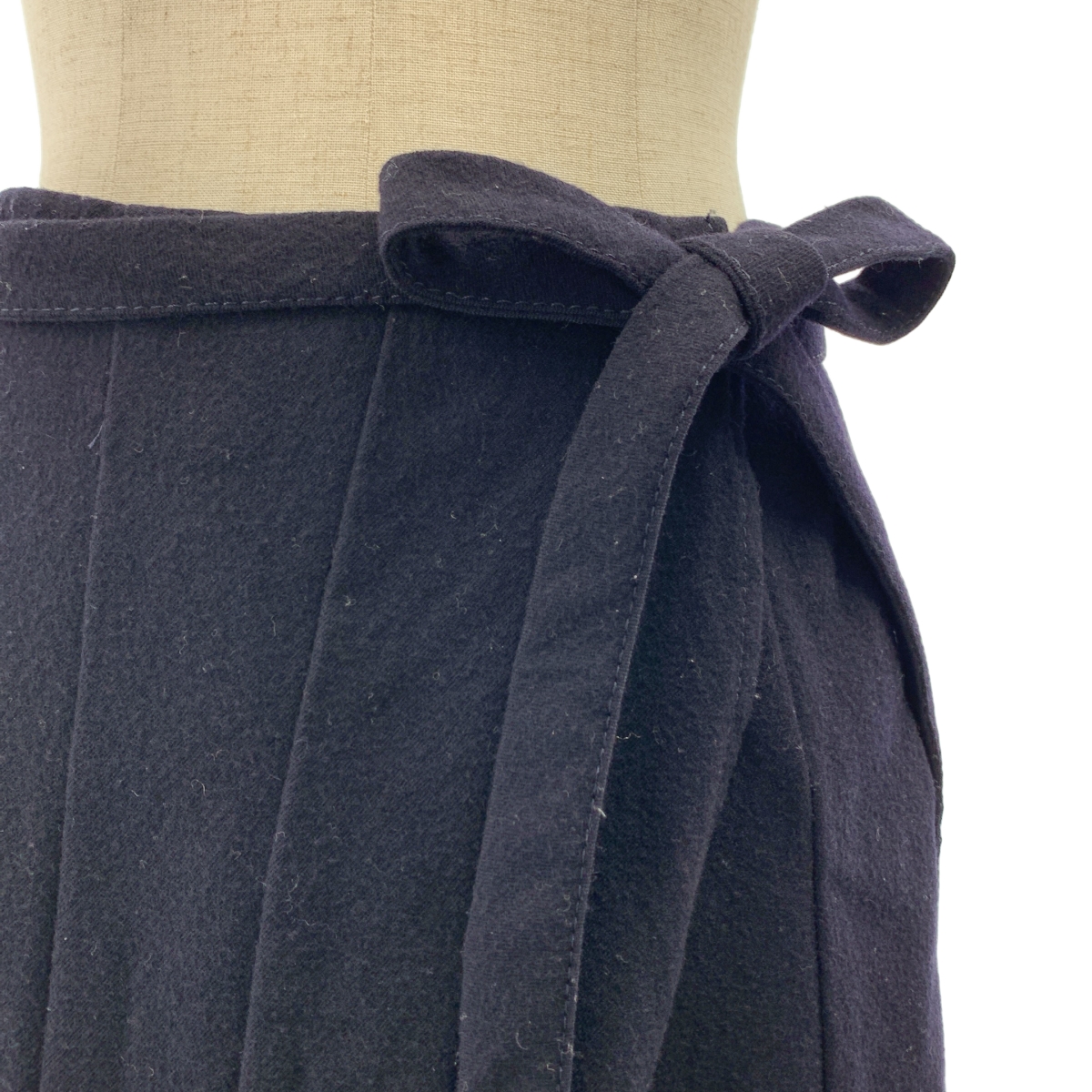 tricot COMME des GARCONS / トリココムデギャルソン ウール 製品洗い ラップスカート