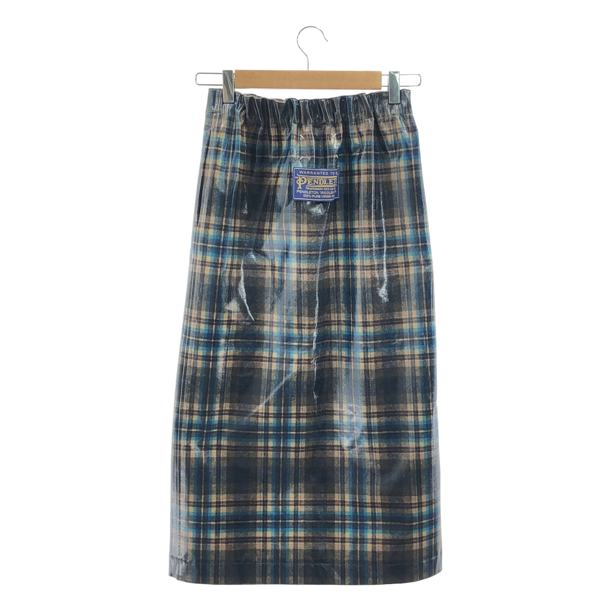 Maison Margiela / メゾンマルジェラ Pendleton Check Midi Skirt ペンドルトン コーティング チェック ウールスカート