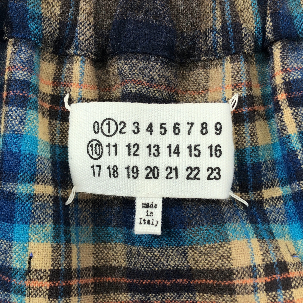 Maison Margiela / メゾンマルジェラ Pendleton Check Midi Skirt ペンドルトン コーティング チェック ウールスカート