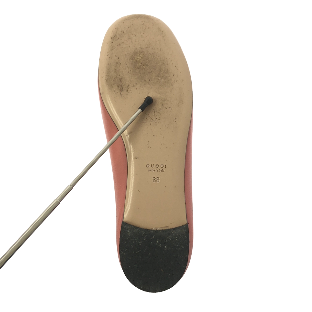 GUCCI / グッチ パール スカラップ フラットシューズ