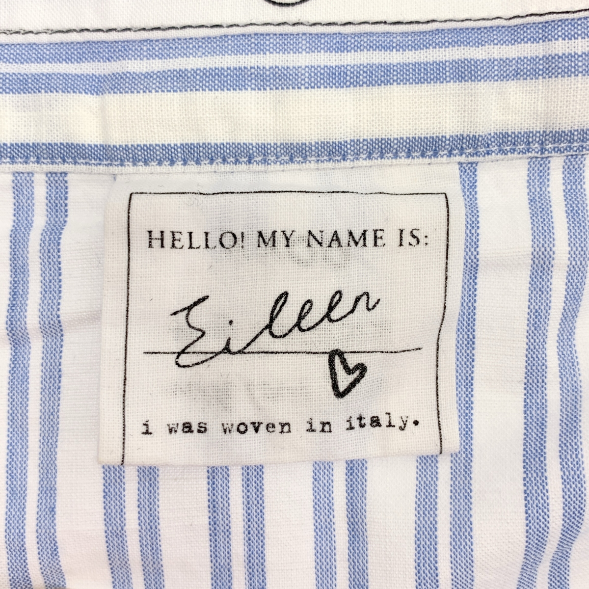 Frank&Eileen / フランクアンドアイリーン EILEEN / DBCB / コットン ストライプ シャツ ブラウス