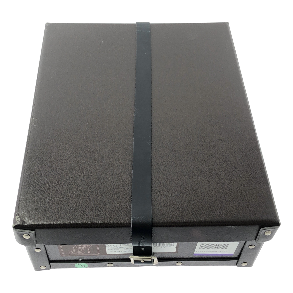 ALAIA / アライア ゼブラ ハラコ レザー ブーティ ヒール ショートブーツ