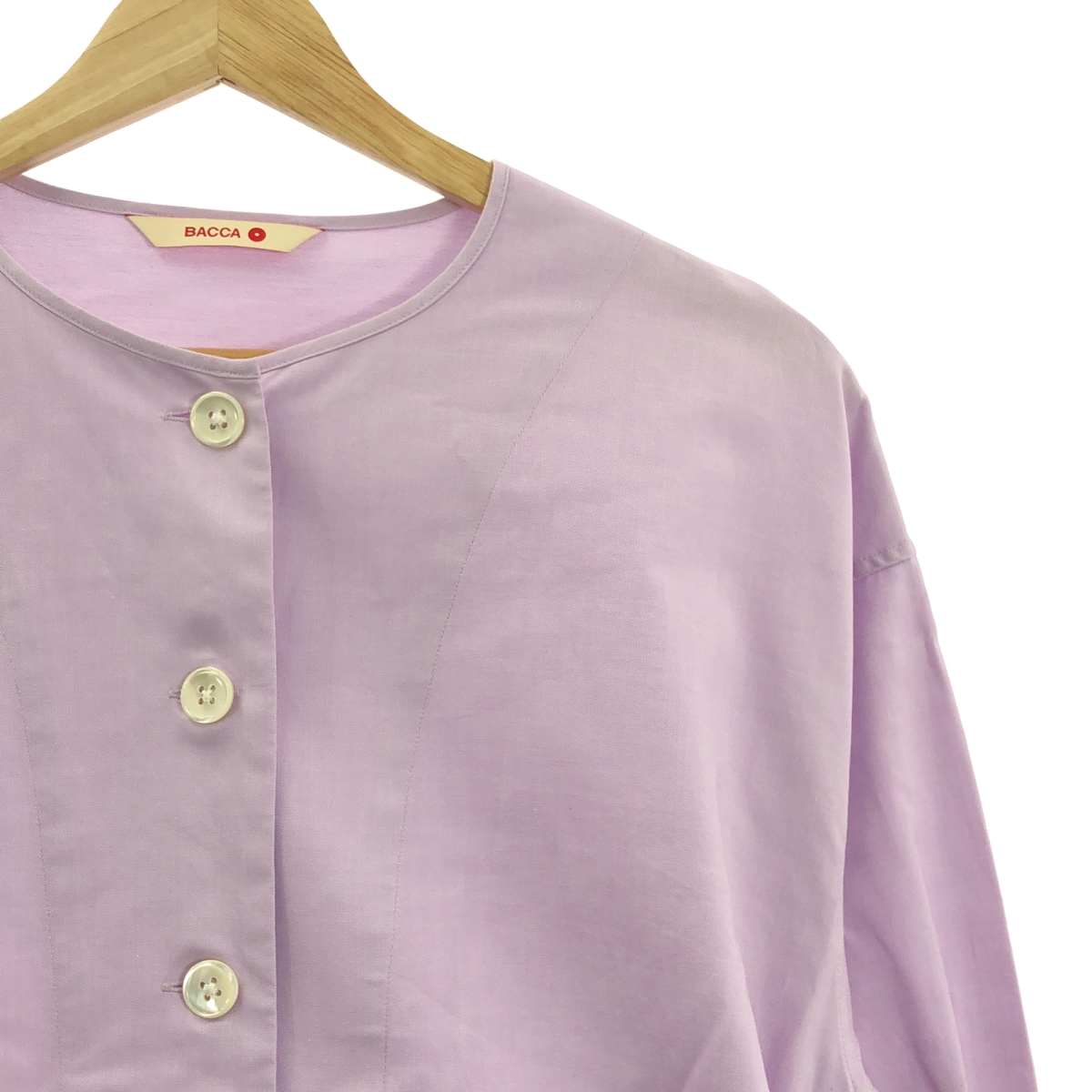 その他 コットンオックス クルーネック ラップワンピース