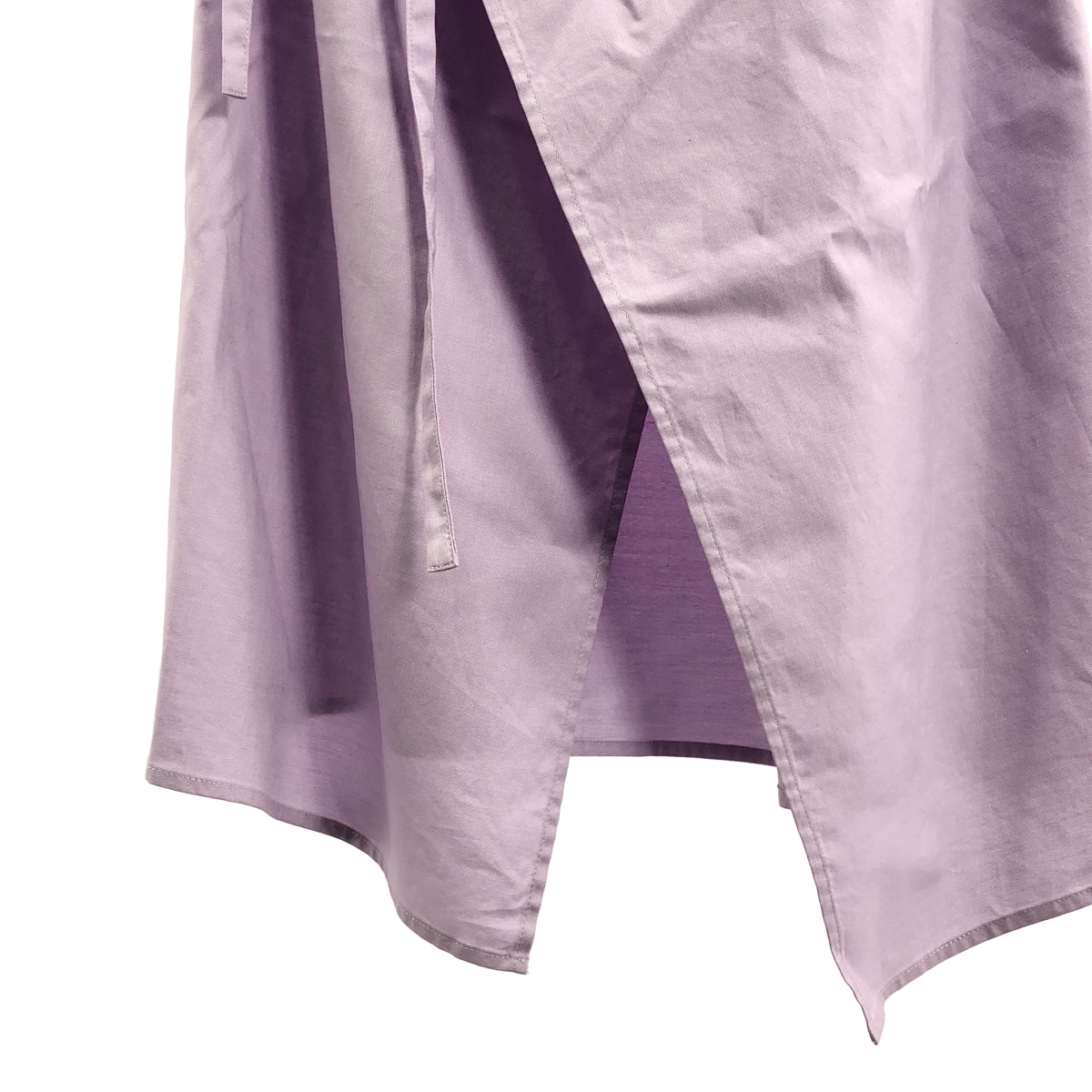 その他 コットンオックス クルーネック ラップワンピース