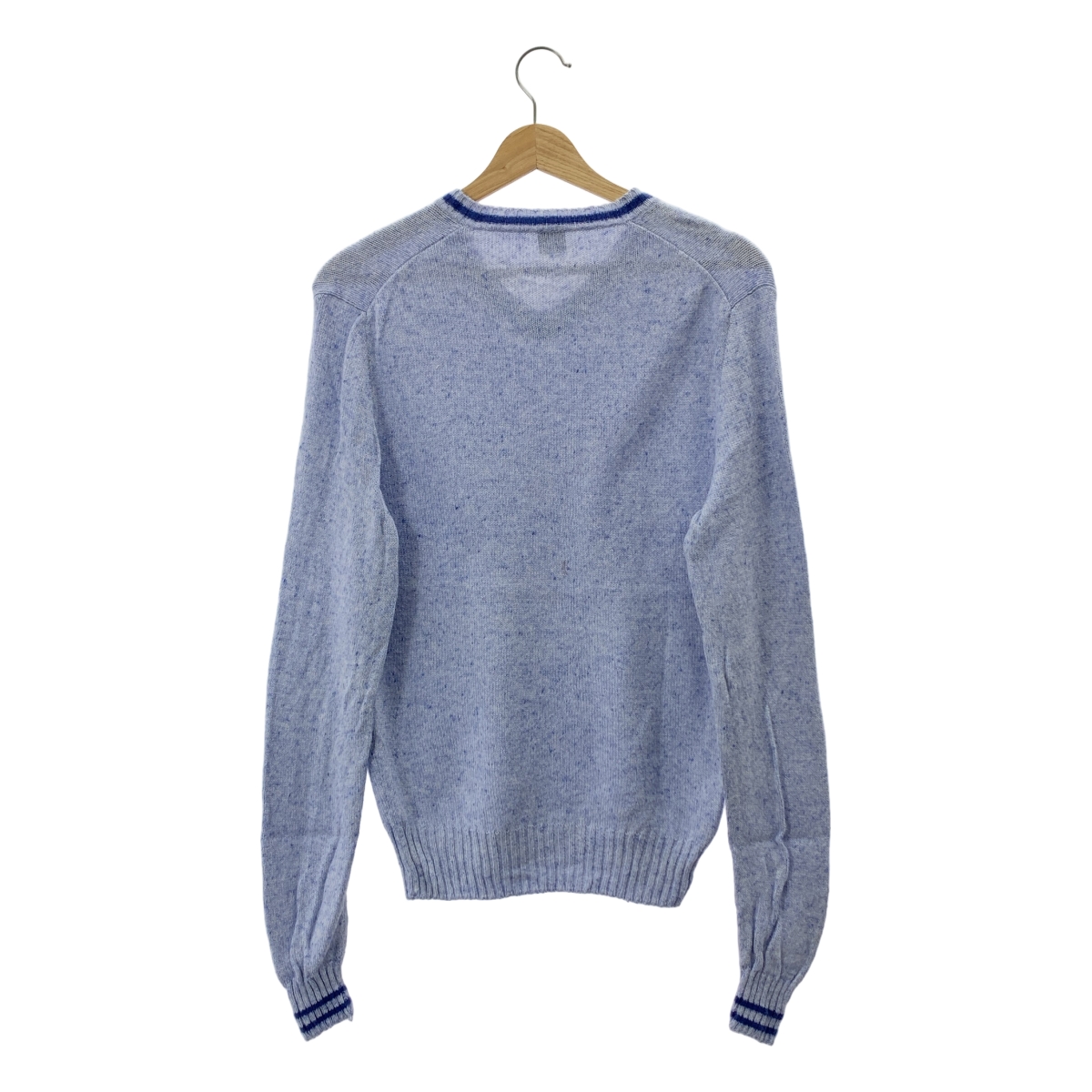 その他 コットンシルク Vネック ネップニット