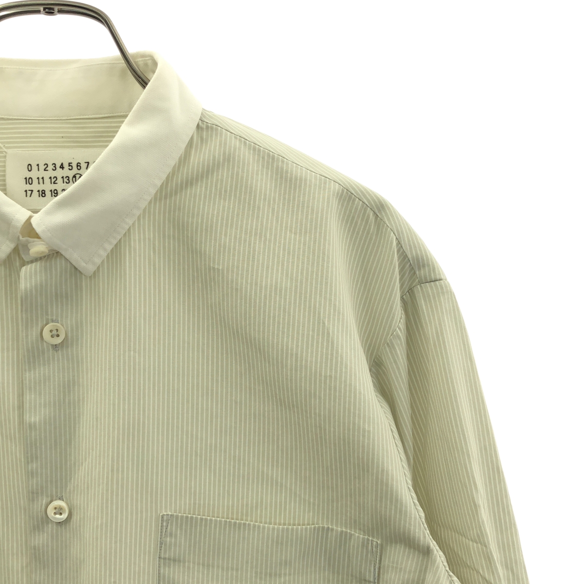 Martin Margiela / マルタンマルジェラ ここのえ コットン ストライプシャツ