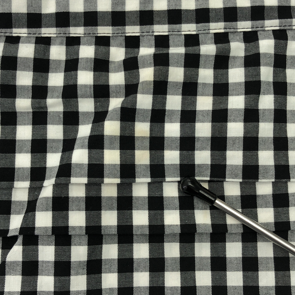 COMME des GARCONS COMME des GARCONS / コムコム ギンガムチェック フリル ロングスカート