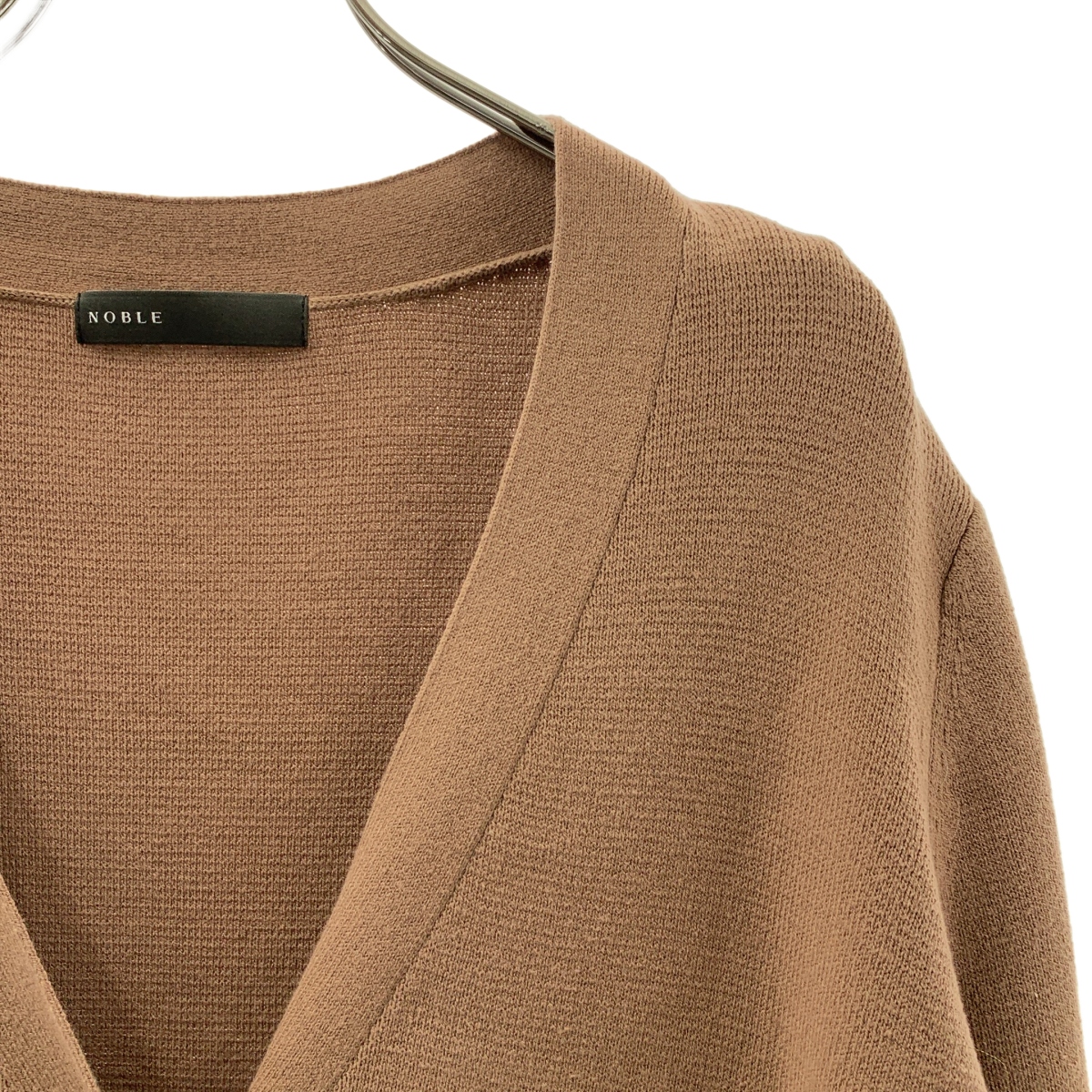 NOBLE / ノーブル ミラノリブジャケットカーディガン