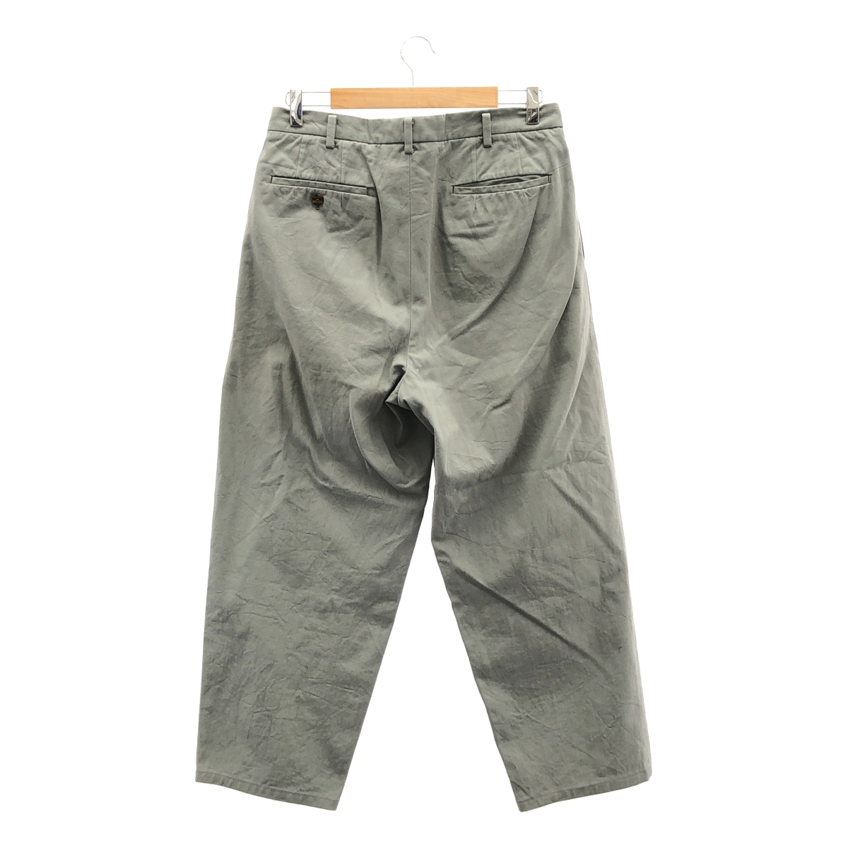 HEUGN / ユーゲン 2タック テーパード トラウザーズ パンツ