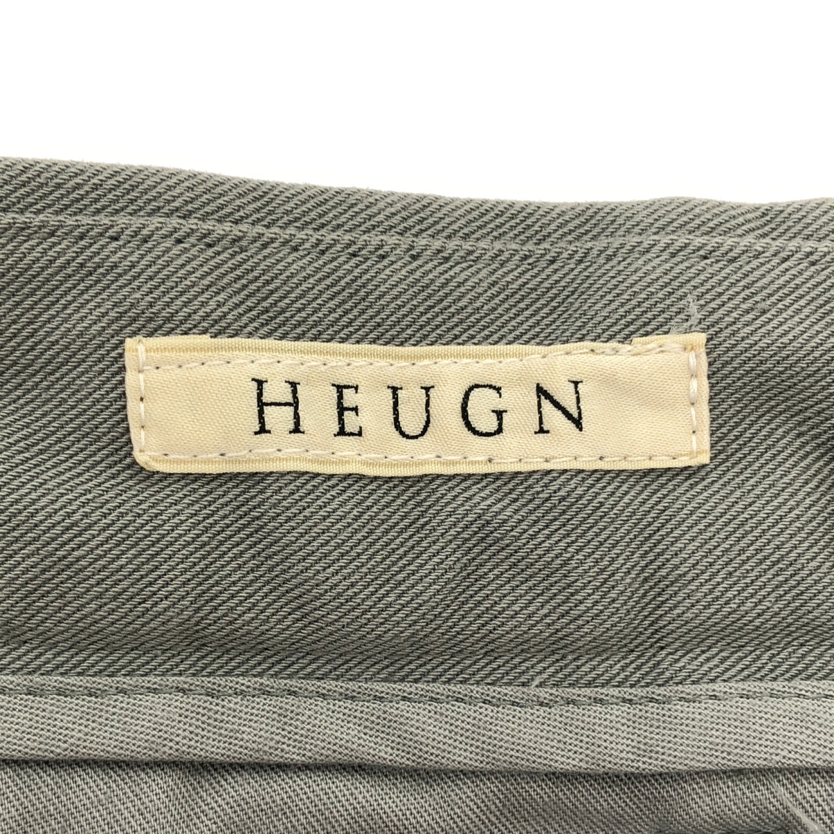 HEUGN / ユーゲン 2タック テーパード トラウザーズ パンツ