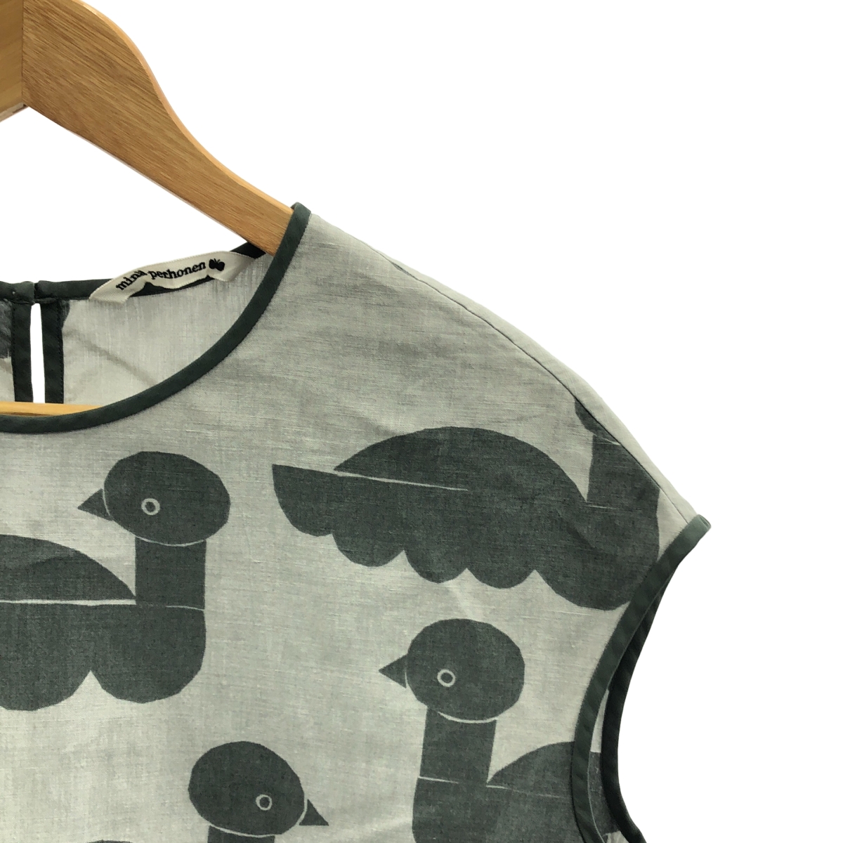 mina perhonen / ミナペルホネン sea birds / シーバード 総柄 ノースリーブ トップス