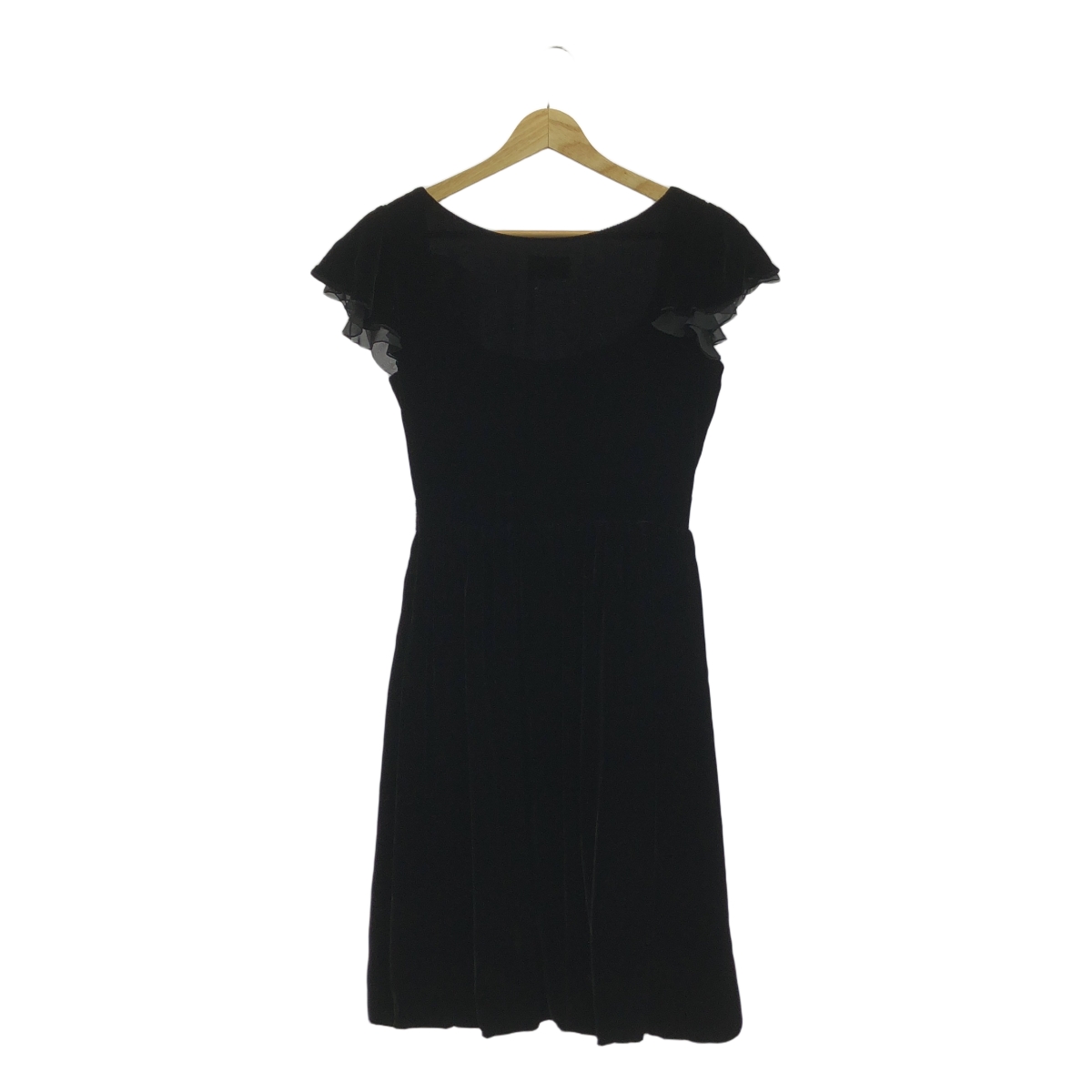 その他 コサージュ付 ベロア ワンピース