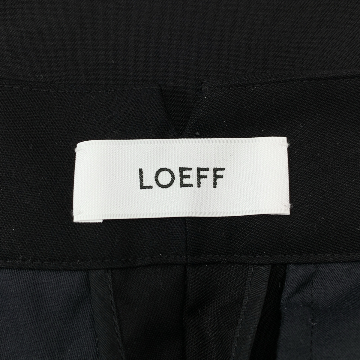 LOEFF / ロエフ 高密度ウールギャバボンタントラウザーパンツ
