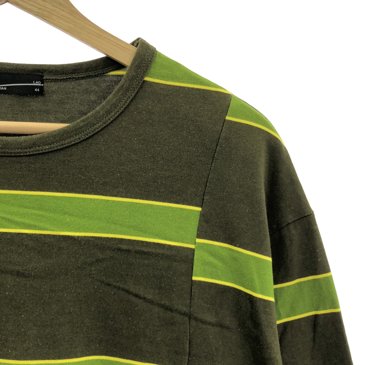 LAD MUSICIAN / ラッドミュージシャン ボーダー アシンメトリー Tシャツ