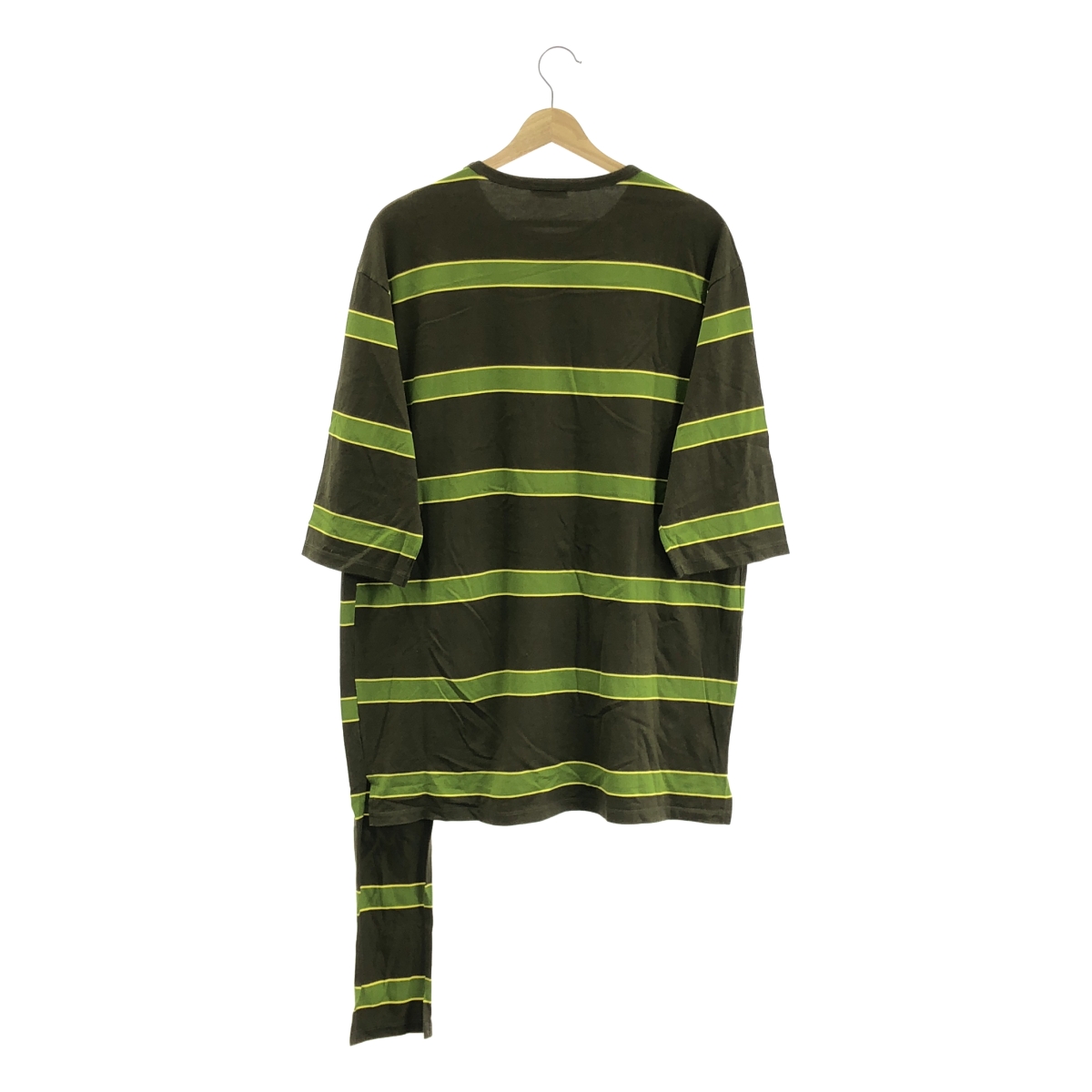 LAD MUSICIAN / ラッドミュージシャン ボーダー アシンメトリー Tシャツ