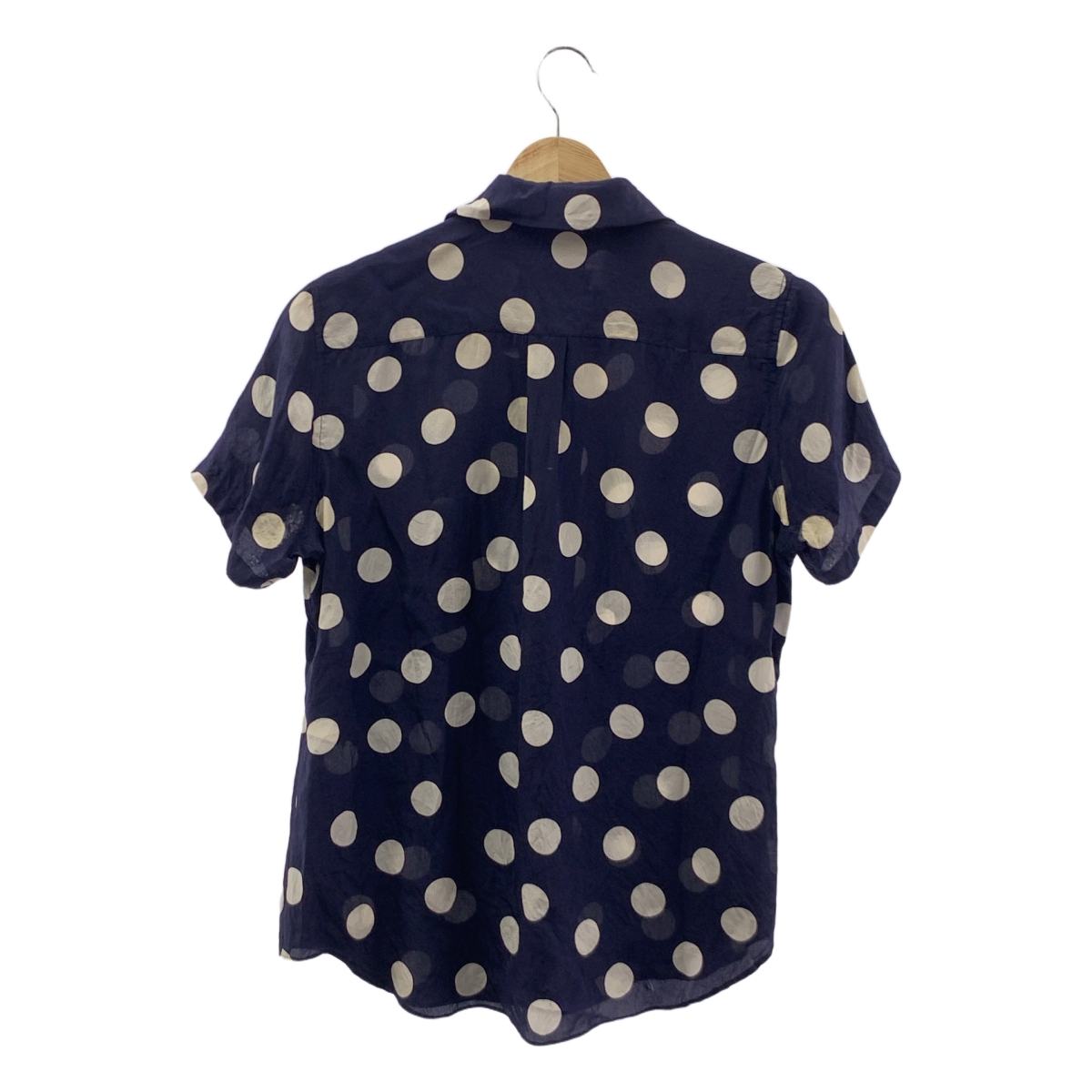 robe de chambre COMME des GARCONS / ローブドシャンブルコムデギャルソン 90s〜 / 1999SS silk 100% / シルク 丸襟 シャツ ブラウス