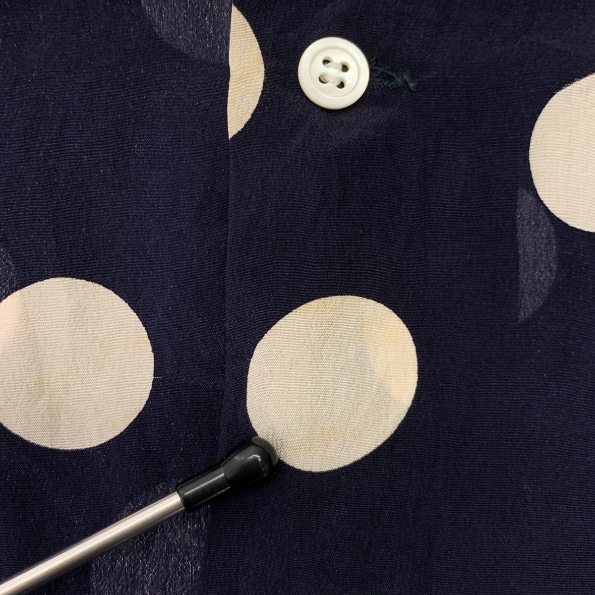 robe de chambre COMME des GARCONS / ローブドシャンブルコムデギャルソン 90s〜 / 1999SS silk 100% / シルク 丸襟 シャツ ブラウス