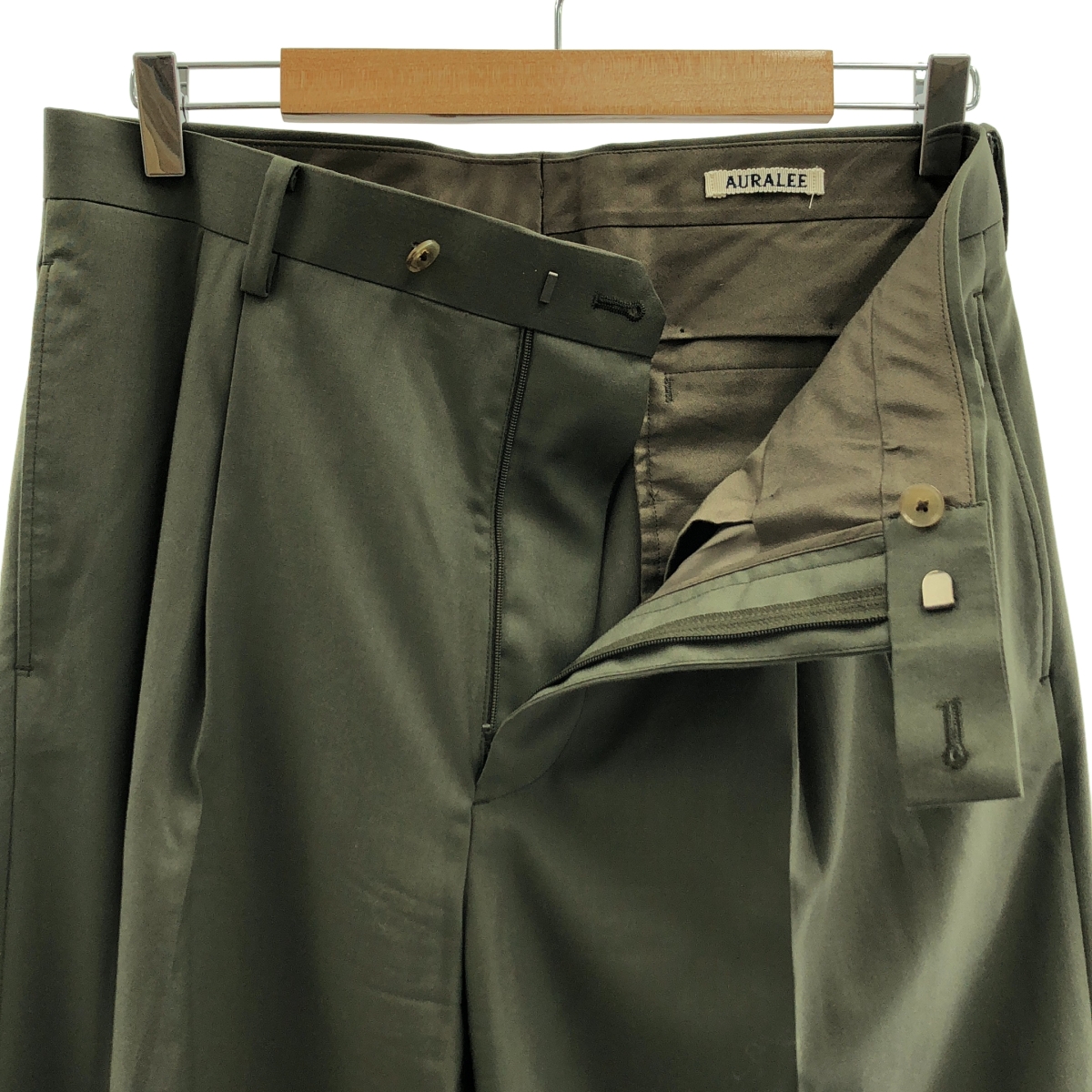 AURALEE / オーラリー SUPER FINE TROPICAL WOOL SLACKS スーパーファイン トロピカルウール スラックス パンツ