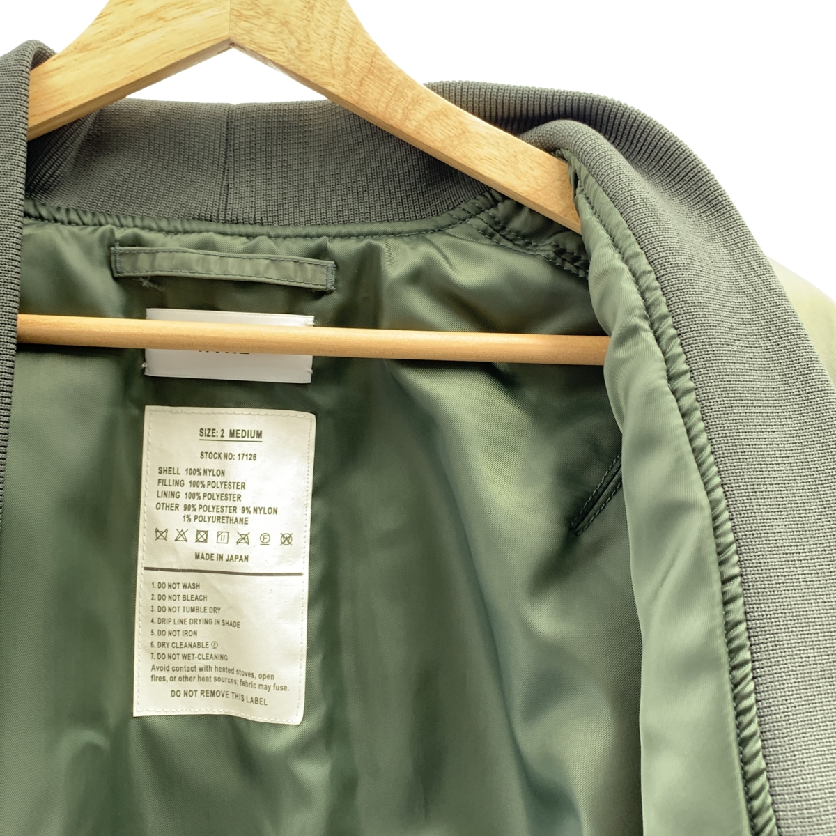 HYKE / ハイク MA-1 TYPE BOLERO JACKET / ミリタリー ボレロ フライト ボンバー ジャケット ブルゾン