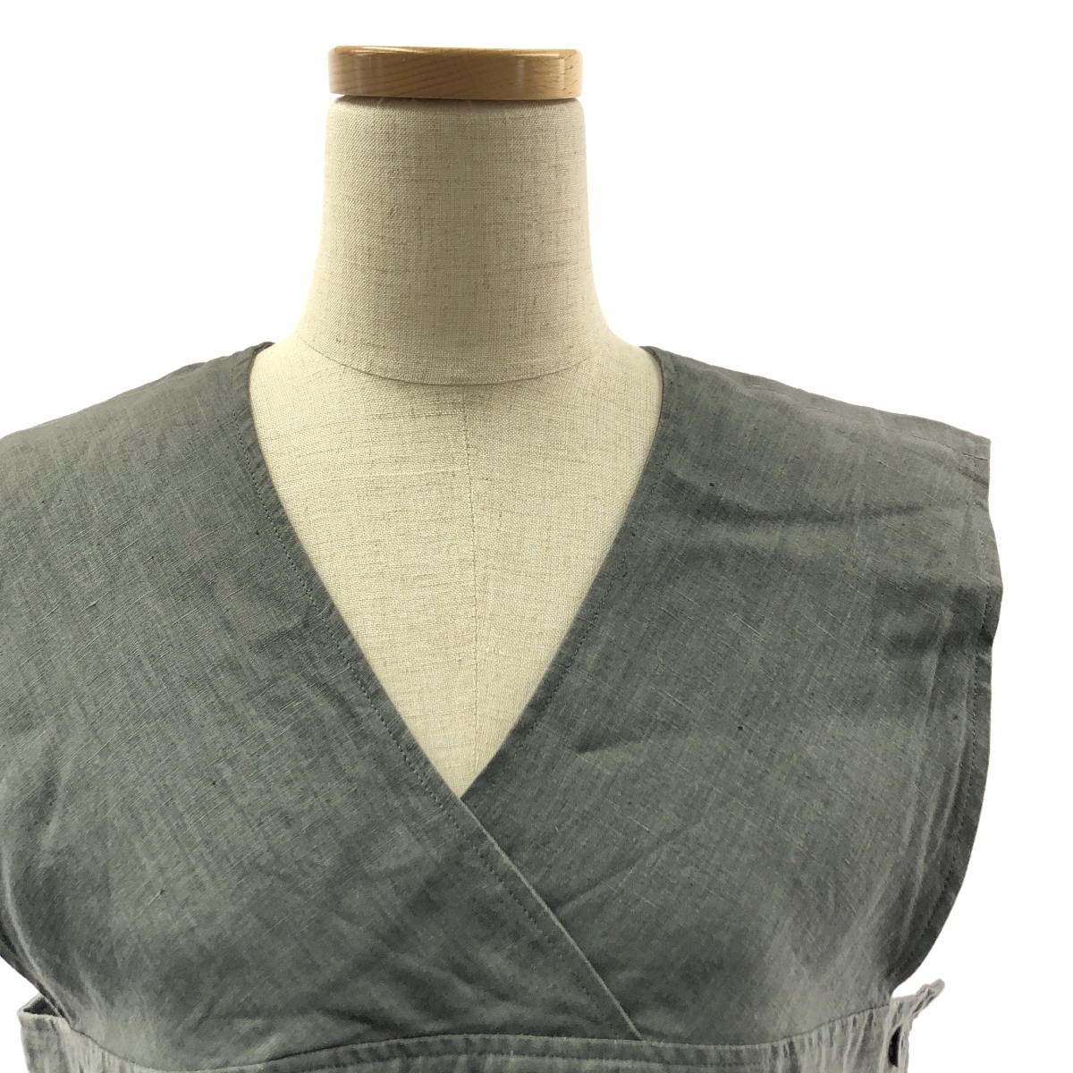 HYKE / ハイク Linen Maxi Dress リネン ロング ワンピース