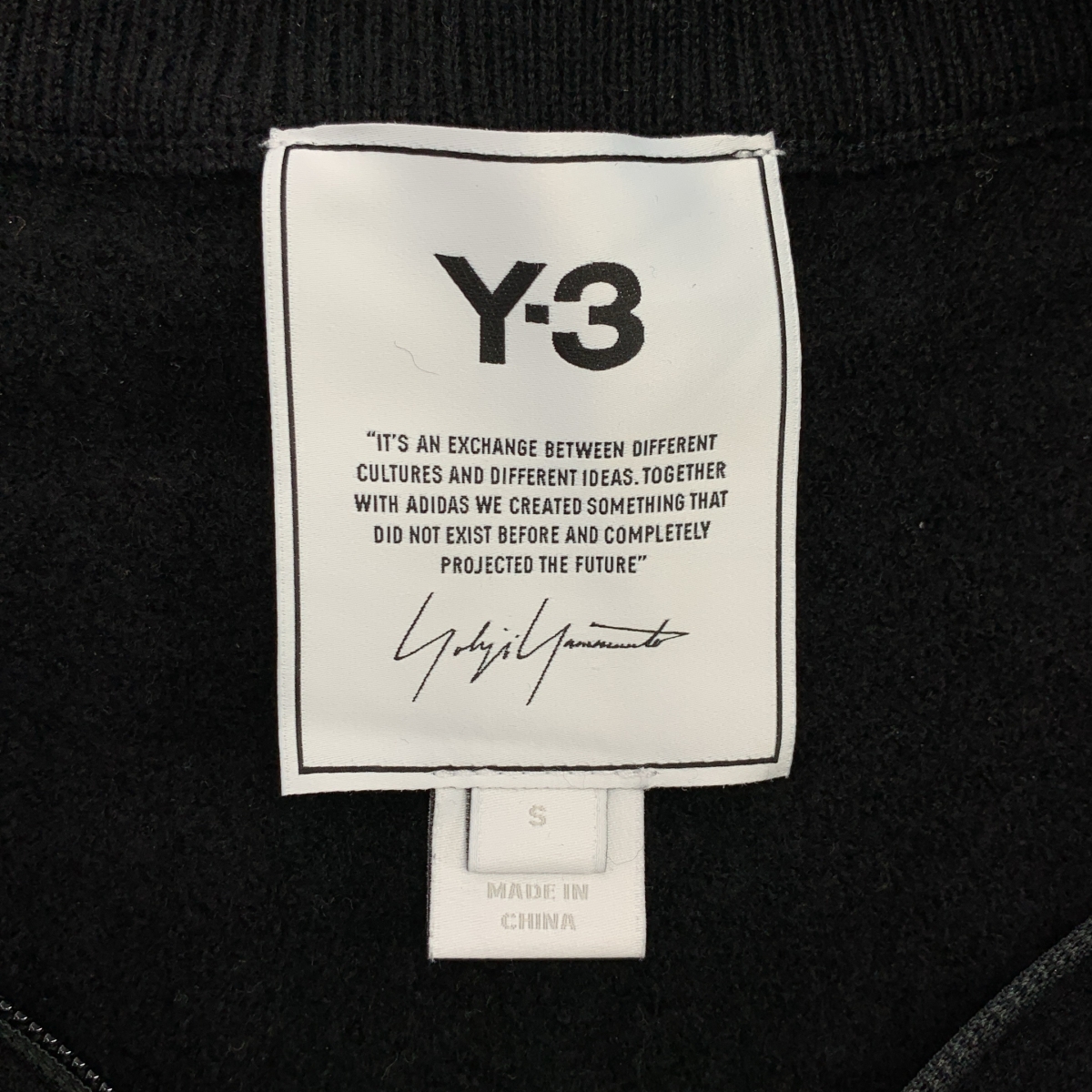 Y-3 / ワイスリー CLASSIC MERINO BLEND HALF-ZIP ROLL NECK メリノブレンド ハーフジップニット