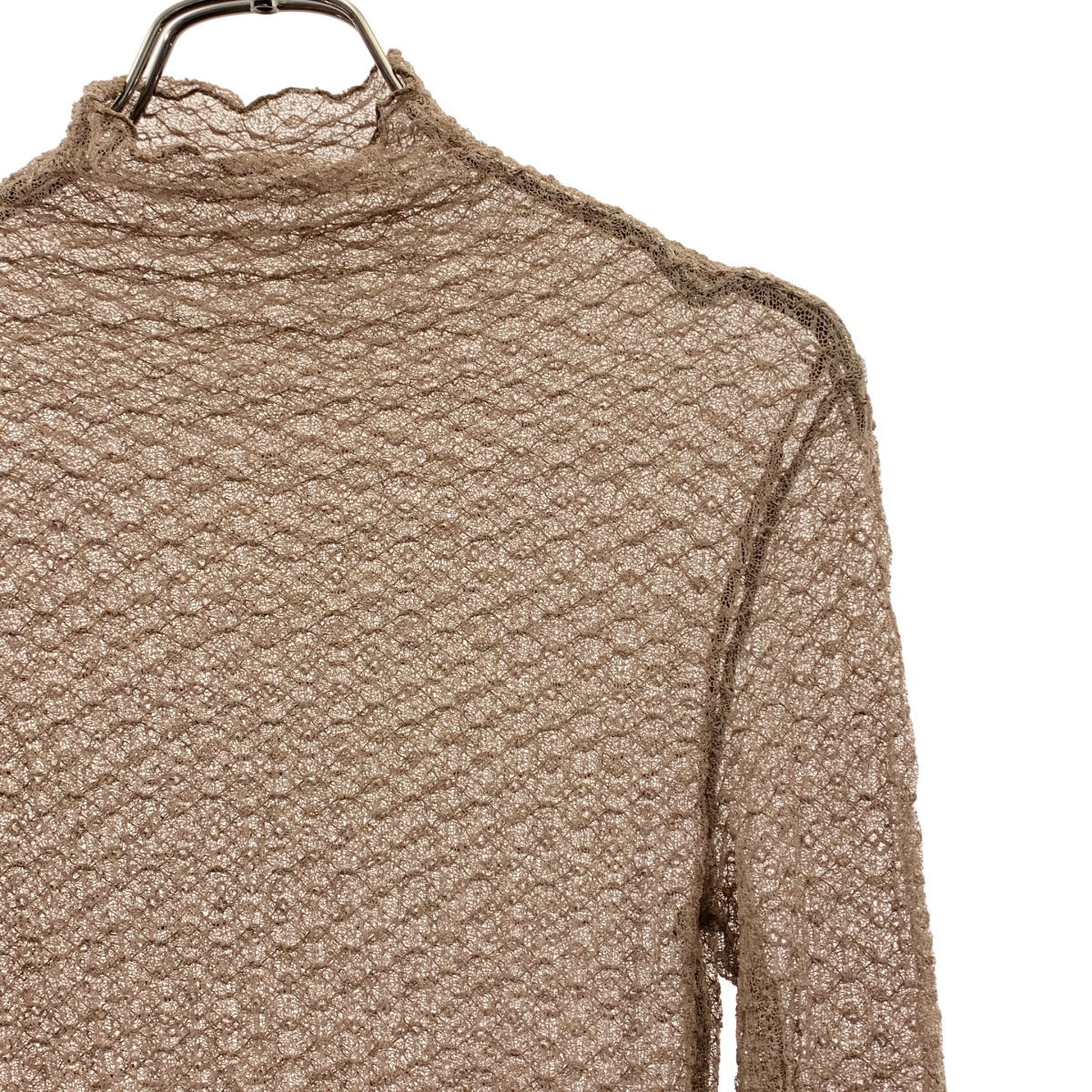 JOHN LAWRENCE SULLIVAN / ジョンローレンスサリバン LACE BOTTLENECK TOP / ハイネック カットソー