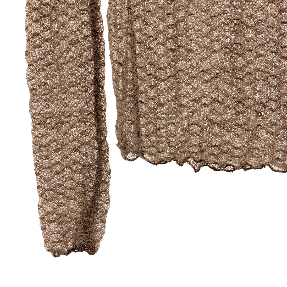 JOHN LAWRENCE SULLIVAN / ジョンローレンスサリバン LACE BOTTLENECK TOP / ハイネック カットソー