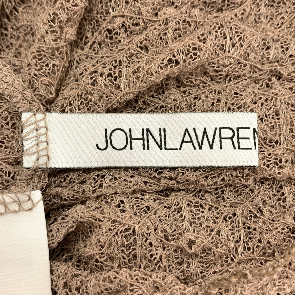 JOHN LAWRENCE SULLIVAN / ジョンローレンスサリバン LACE BOTTLENECK TOP / ハイネック カットソー