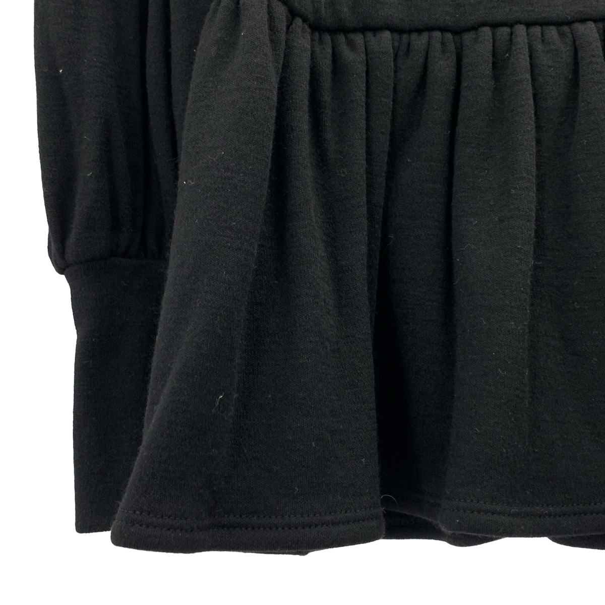 BORDERS at BALCONY / ボーダーズアットバルコニー WEEKEND BISHOP SLEEVE TOP ウール ブラウス