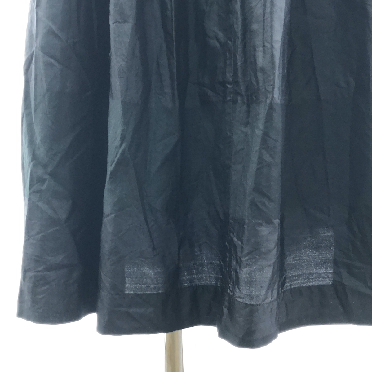 humoresque / ユーモレスク gather skirt ボーダー シルク コットン ギャザー スカート