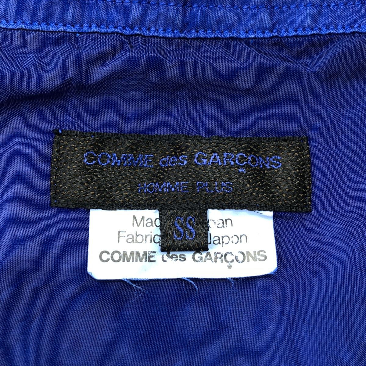 COMME des GARCONS HOMME PLUS / コムデギャルソンオムプリュス 製品染め キュプラ 刺しゅう ハーフスリーブ シャツ