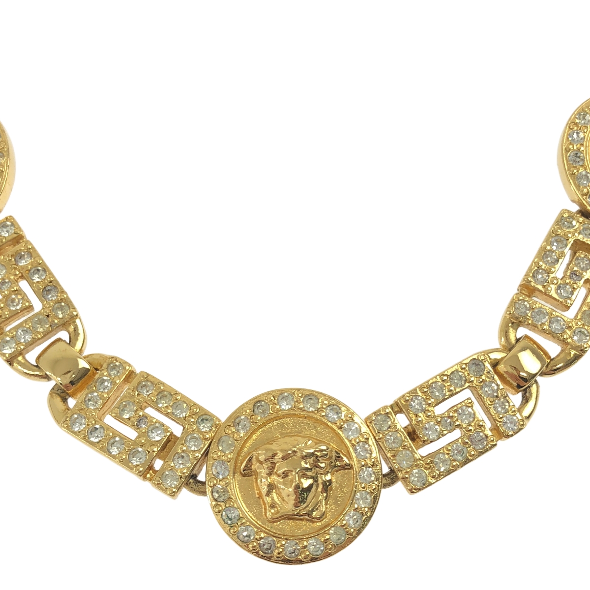 Gianni Versace / ジャンニヴェルサーチ クリスタルグレカ ネックレス