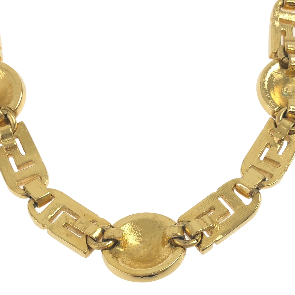 Gianni Versace / ジャンニヴェルサーチ クリスタルグレカ ネックレス