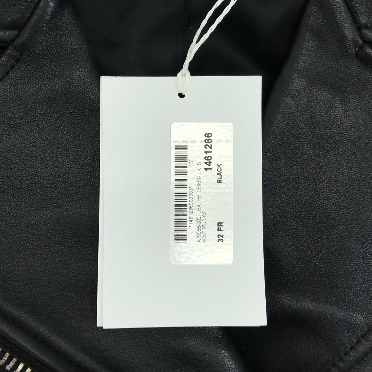 Acne Studios / アクネストゥディオズ LEATHER BIKER JKTS  レザー ダブルライダーズジャケット