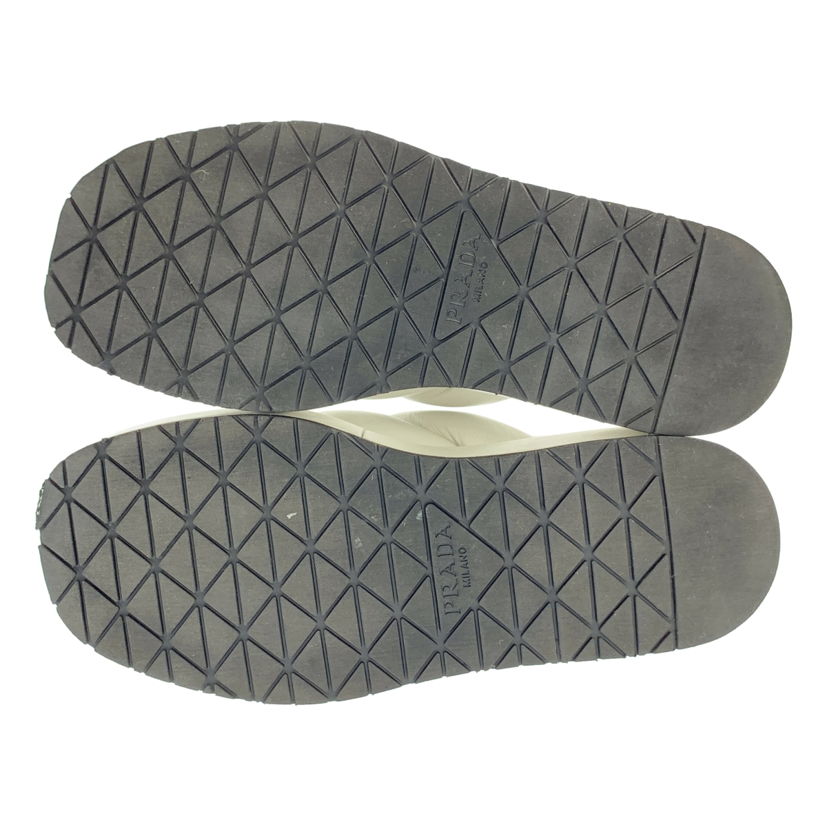 PRADA / プラダ レザー プラットフォーム サンダル