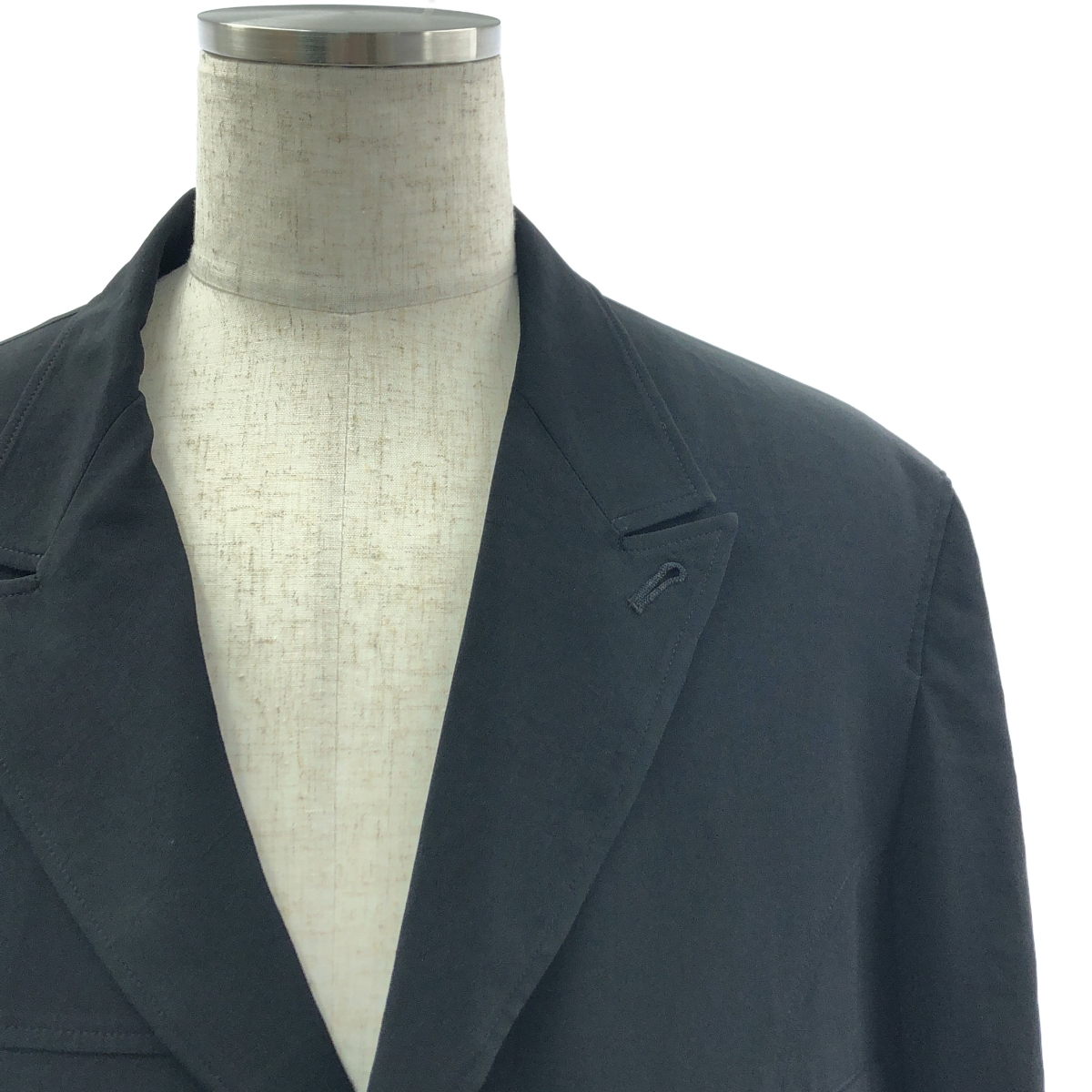 Ground Y / グラウンドワイ CREPE DE CHINE PRODUCT DYED SWITCHING ASYMMETRY JACKET / パッチワーク ロング ジャケット