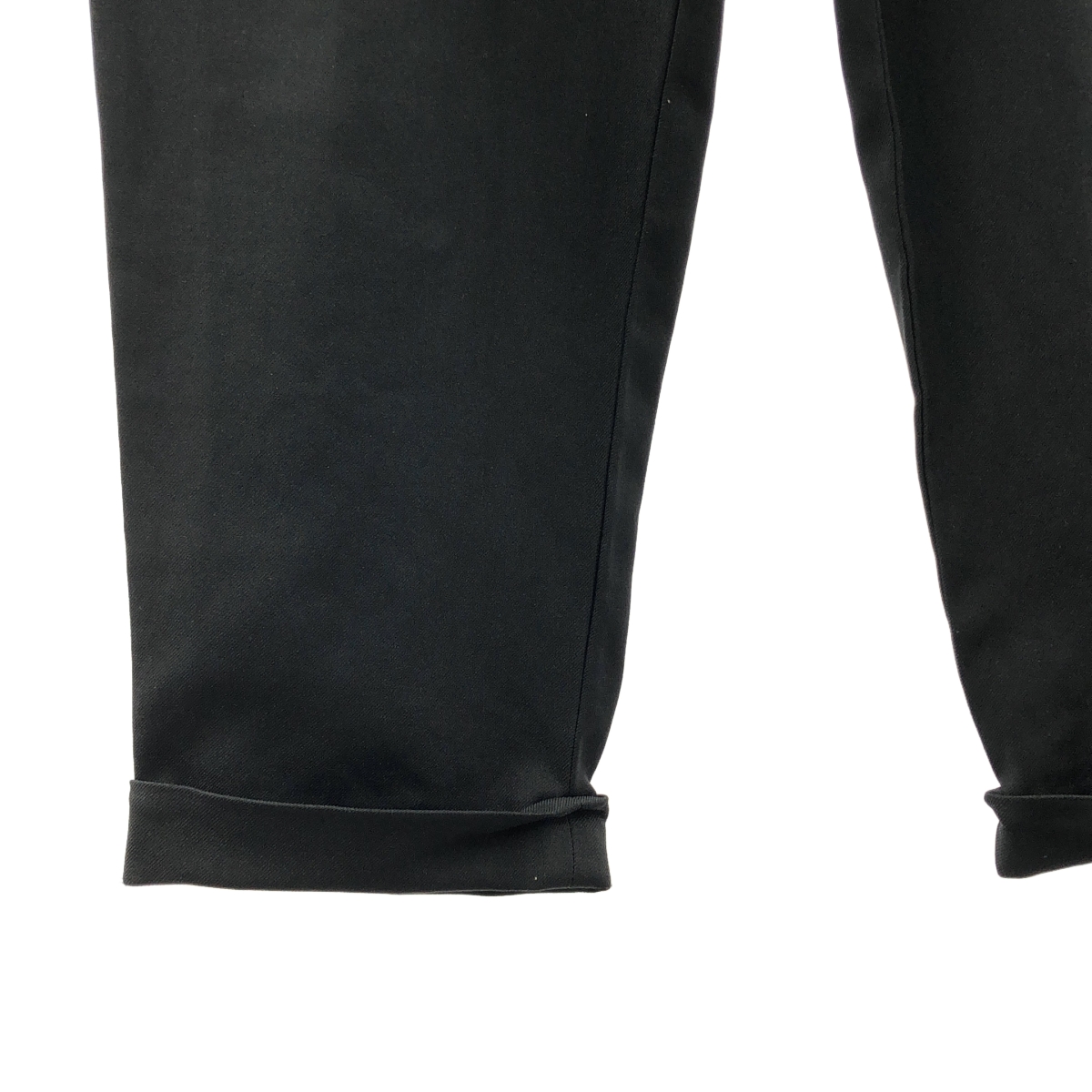 BLACK COMME des GARCONS / ブラックコムデギャルソン ポリエステル縮絨 テーパードパンツ