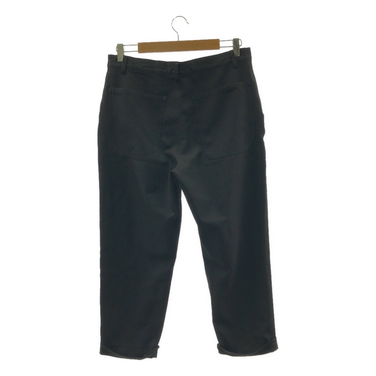 BLACK COMME des GARCONS / ブラックコムデギャルソン ポリエステル縮絨 テーパードパンツ