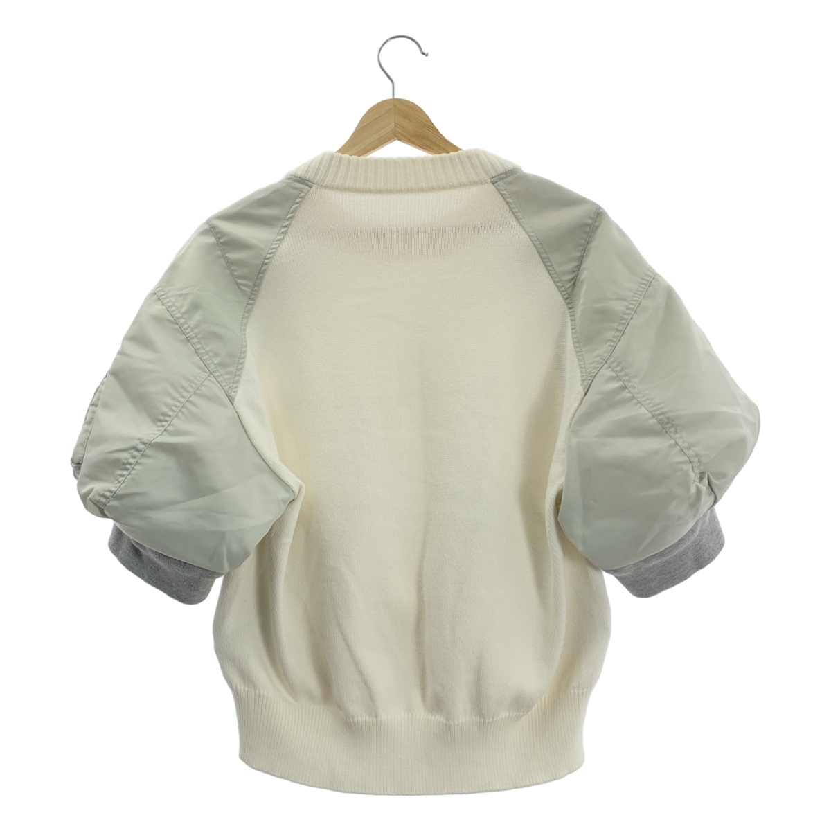 sacai / サカイ Nylon Twill Knit Pullover ナイロン ツイル ニット