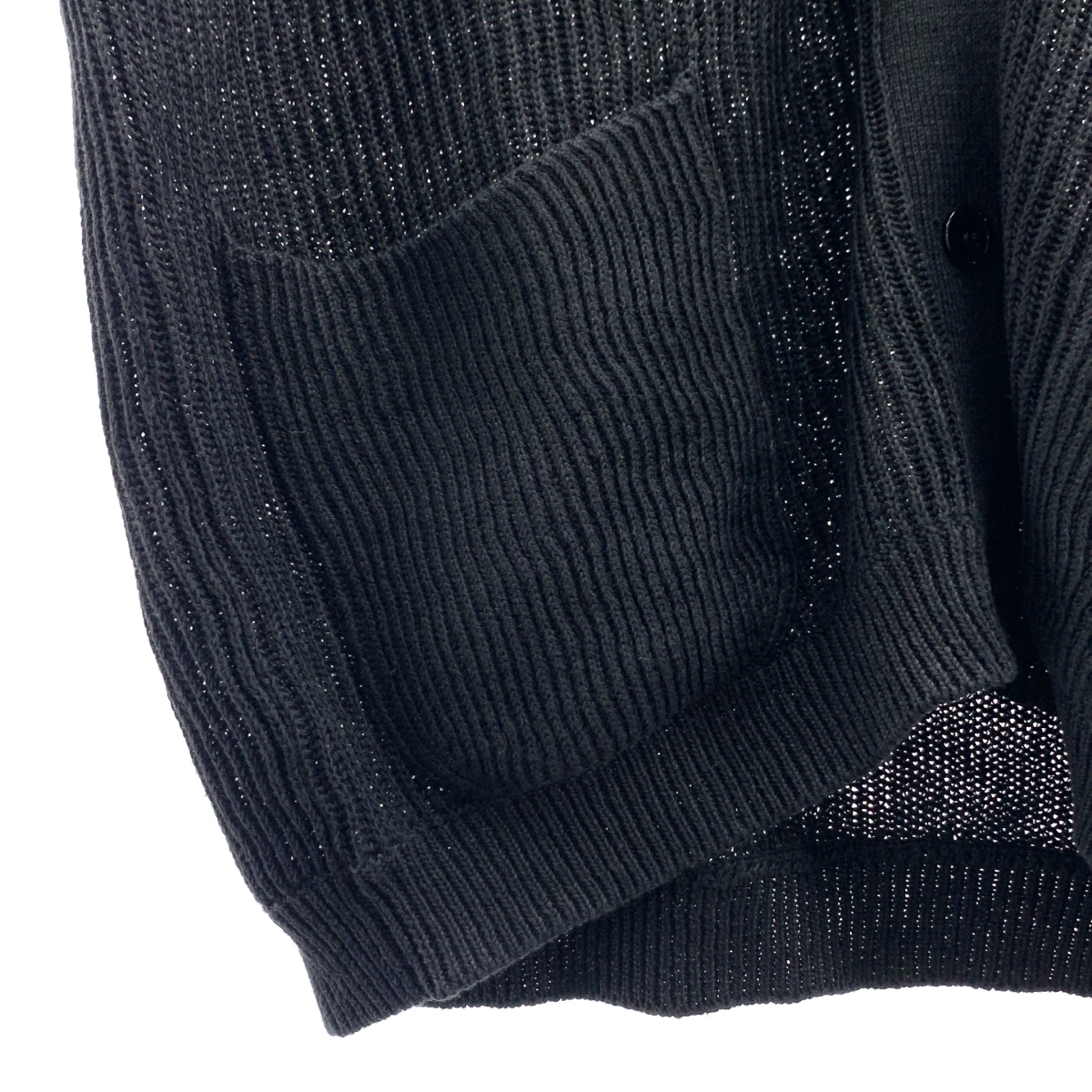 Drawer / ドゥロワー リネンニットアゼカーディガン