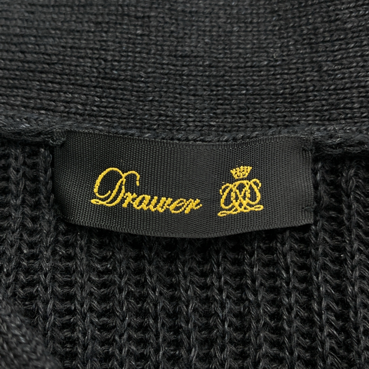 Drawer / ドゥロワー リネンニットアゼカーディガン