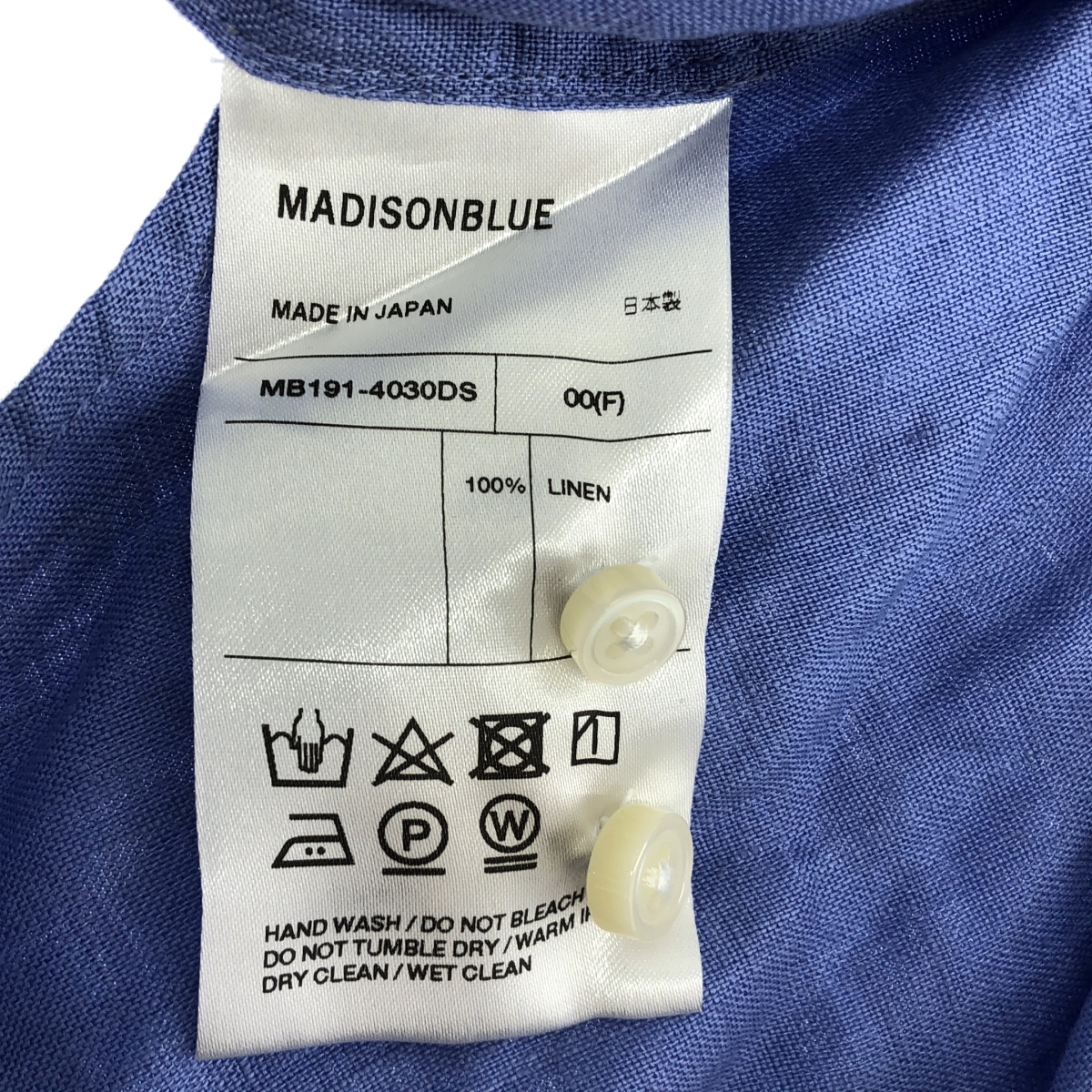 MADISON BLUE / マディソンブルー リネン シャツ ワンピース