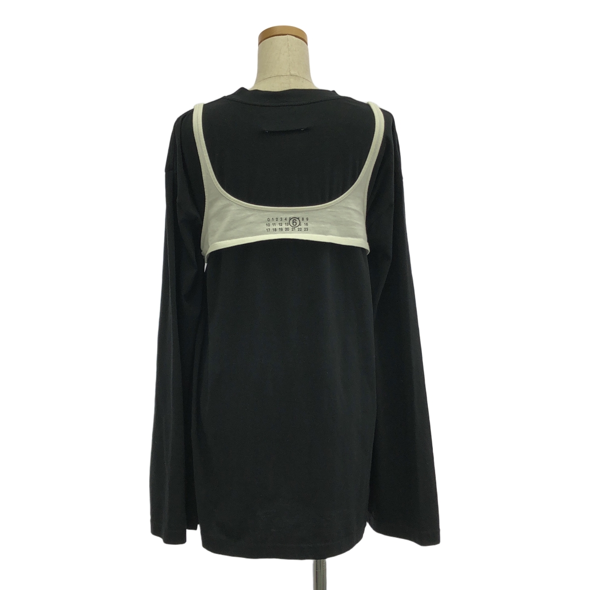 MM6 Maison Margiela / エムエムシックスメゾンマルジェラ ビスチェ レイヤード ビッグシルエット カットソー